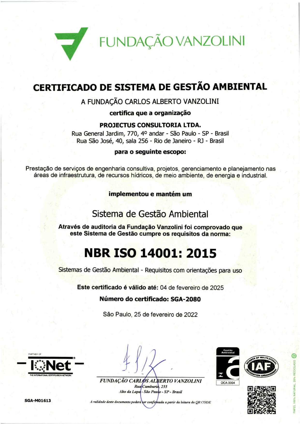 Políticas - ISO 14001